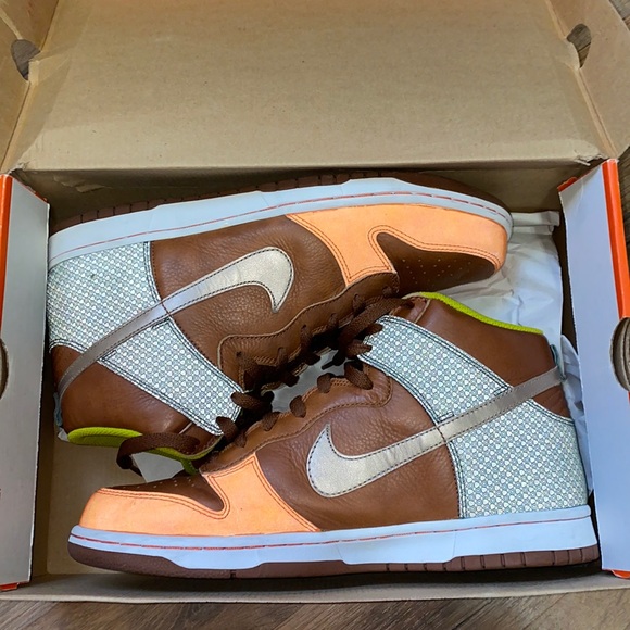 2007 Nike dunk high premium orange blaze - Picture 16 of 16